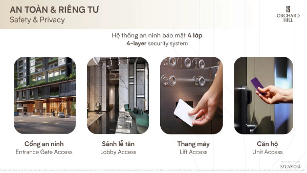 Orchard Hill vật liệu bàn giao tiêu chuẩn